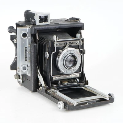 :Cámara de prensa Graflex Baby Speed Graphic 2x3 con lente Kodak Ektar 101 mm f/4,5 Foto 1 de 4