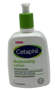 Cetaphil Moisturizing Lotion for Normal to Dry Skin, Fragrance-Free, 16 fl oz - Picture 1 of 3