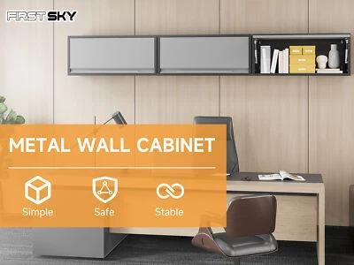 Wall Mounted Medicine Cabinet Bathroom Cabinet Storage Organizer Kitchen Laundry - Image 1 of 4