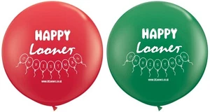 GLOBO DE NAVIDAD HAPPY LOONER DE 36" PULGADAS GLOBO DE LÁTEX GIGANTE GLOBO LOONERS GLOBO - Imagen 1 de 1