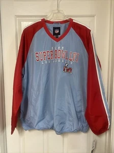 Super Bowl LVI 2022 Pullover Jacke bestickt Los Angeles Herren Gr. XXL Neu mit Etikett - Bild 1 von 10