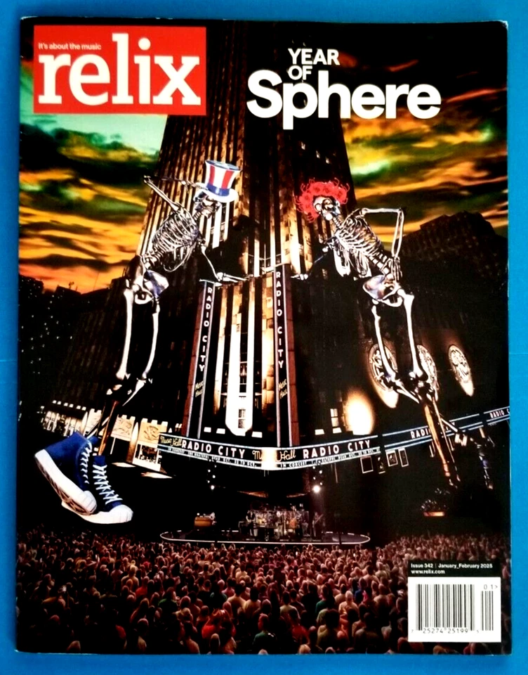 Dead & Company at The Sphere !!-Relix Magazine Jan/Feb 2025 Phish, Eagles & U2 - Image 1 of 1