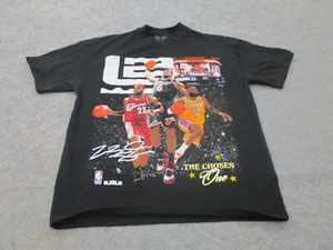 LeBron James Shirt Mens Medium Black Sergio Calabasas Scoring Leader Tee - Picture 1 of 11