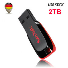 Unidad Flash USB 2 tb SanDisk Cruzer Blade USB memoria Stick nuevo
