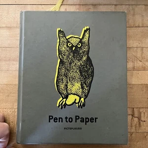 PEN TO PAPER PICTOPLASMA BOOK Thaler Denicke - Picture 1 of 4
