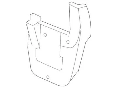 Protector contra salpicaduras genuino Acura L delantero *NH533* (parachoques gris oscuro) 75810-STX-A10ZA Foto 1 de 2