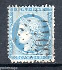 FRANCE 1871 25c bleu utilisé à La MAISON-CARREE Alger 5040 G.C. annulaire SG 198