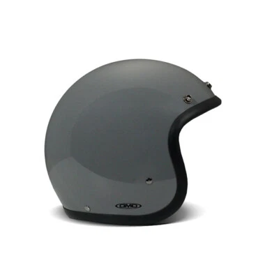 DMD Jet Retro Low Profile Open Face Motorcycle Helmet - Crayon Grey - image 1 of 4