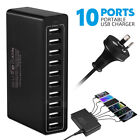 10 Port 12000mA USB Charger Portable USB Charging Station 60W Fasting Charging