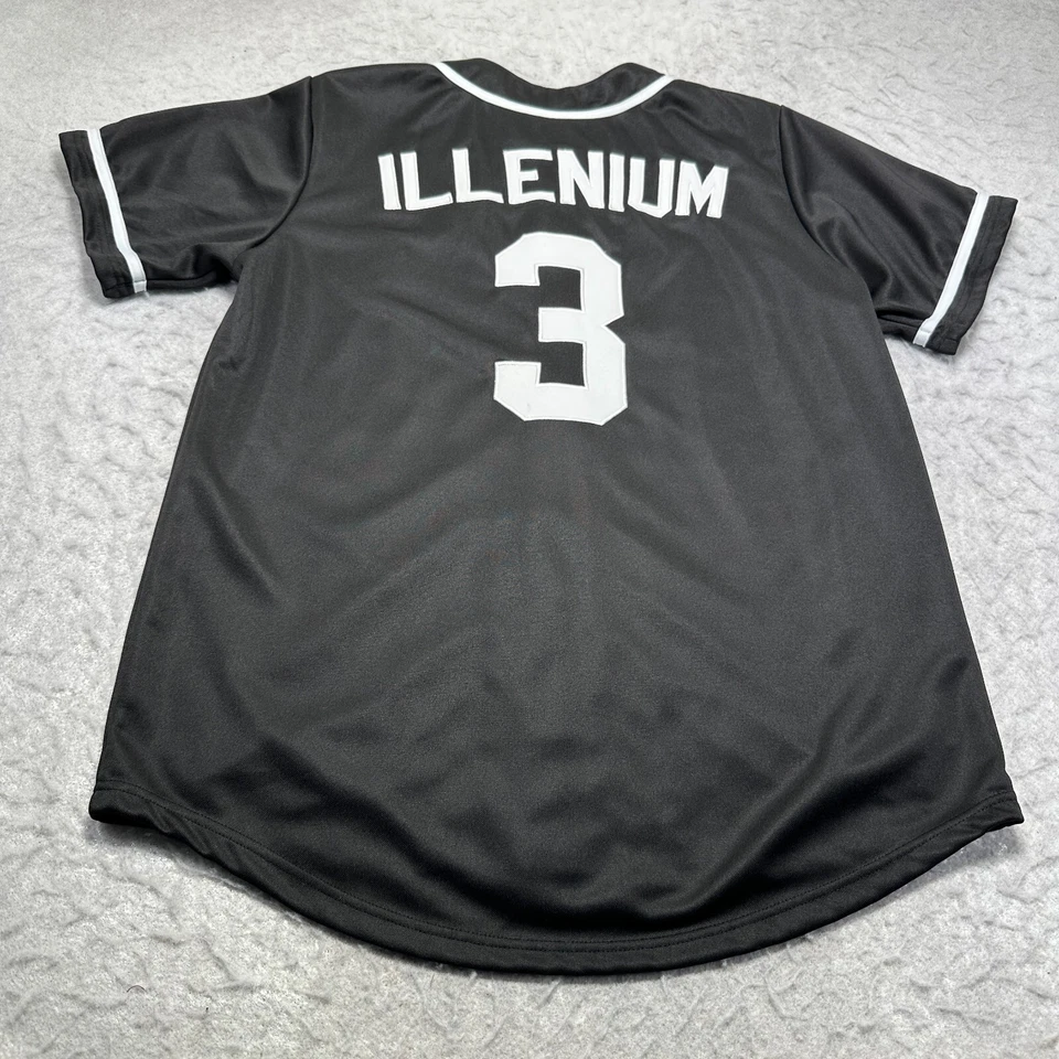 Illenium 2019 Electric Family Tour Baseball Jersey Shirt Black Mens Size Large L - Image 1 of 4
