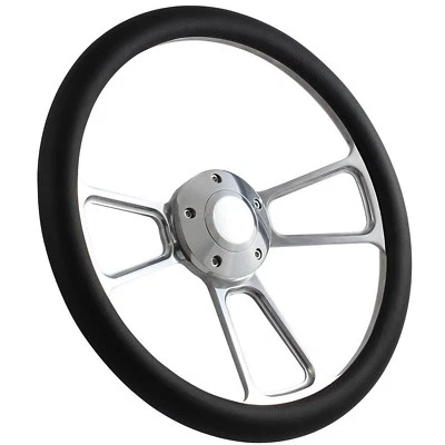 82-84 FORD Ranger (midsize), Bronco II Steering Wheel Kit 14" Polished Muscle... - Image 1 of 4