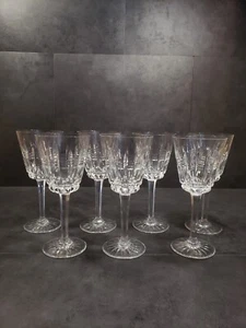 Crystal Wedgwood Wine Glasses Set Of 7 - Picture 1 of 11