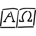 Szablony / szablony ścienne 'Alpha & Omega Symbols' (WS016564)