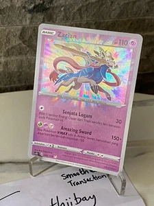 Amazing Rare Zacian SC3b | 069/158 Pokemon Card Indonesia English NM-Mint - Picture 1 of 3