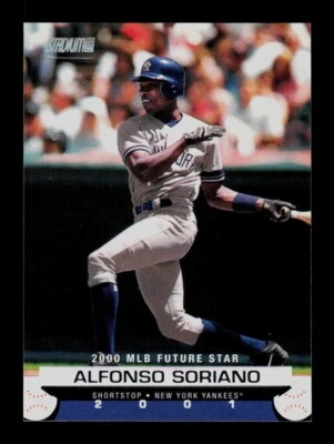 2001 Topps Stadium Club - Alfonso Soriano #182 - Image 1 of 2