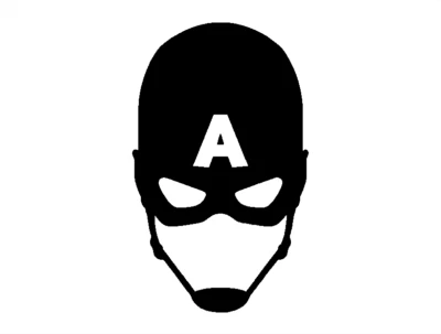 Calcomanía de vinilo con logotipo de Capitán América para computadora portátil con ventana cualquier tamaño cualquier color Foto 1 de 3