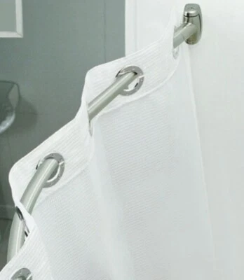 "Crescentsuite C50BN -60"" varilla de ducha curva acabado níquel cepillado y arco completo de 9""" Foto 1 de 4