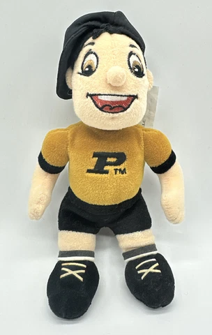 Purdue Boilermakers Rowdy Creation Station Famous Be’an Collectible Plush 8” Cover
