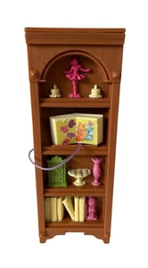 Fisher Price Loving Family Puppenhaus braun Eck Bücherregal Kuriositätenschrank - Bild 1 von 3