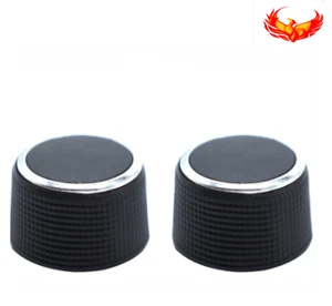 Fits 2x Rear Audio Knobs for Cadillac Buick Radio Volume Knobs - Picture 1 of 2