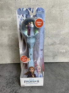 NEW-Disney Toy- Frozen II Sister's Snow Scepter Wand| Plays “Into The Unknown" - Picture 1 of 2