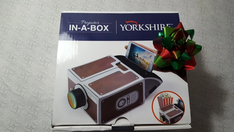 YORKSHIRE Smartphone Projector In-a-box Cinema DIY Portable Mobile Phone