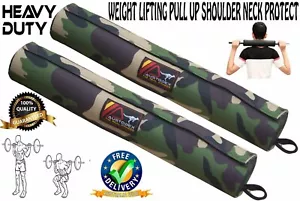 camo Barbell Pad Support Squat Bar Weight Lifting Pull Up Neck Shoulder Protect - Picture 1 of 4