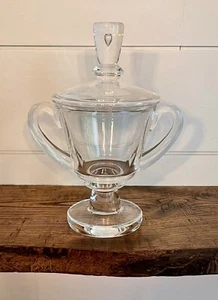 STEUBEN-David Hills #8019 MCM Double-Handled Lidded Urn Trophy Vase-C. 1951 - Picture 1 of 13