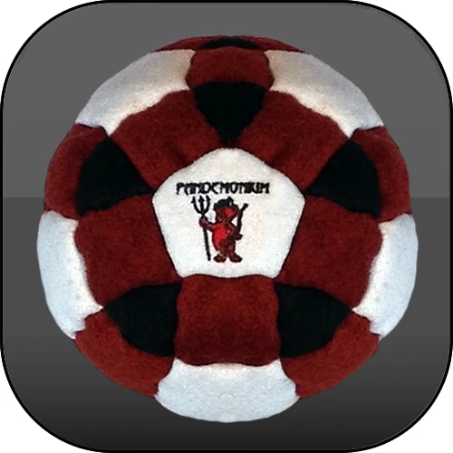 AVALANCHE FOOTBAG, 62 panels, Pellets & Iron filled hacky sack, aki, freestyle - Image 1 of 1