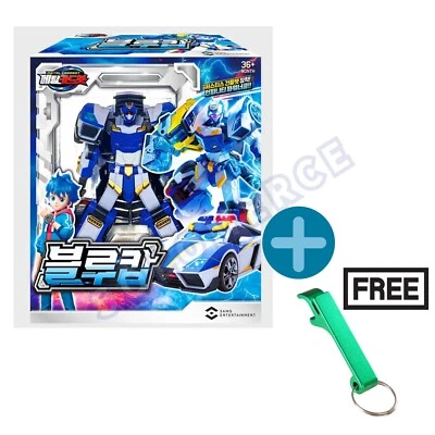 METAL CARDBOT BLUE COP Robot-Tyranno Transformation Action Figure Toy 2023 - Image 1 of 4