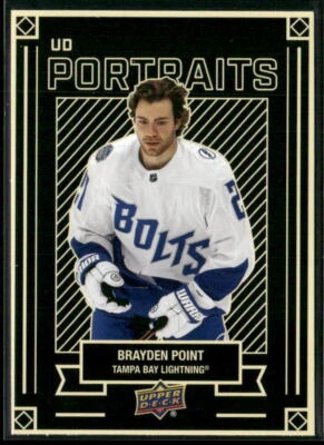 2022-23 UD Series 1 UD Portraits  #P-5 Brayden Point Tampa Bay Lightning - Image 1 of 2