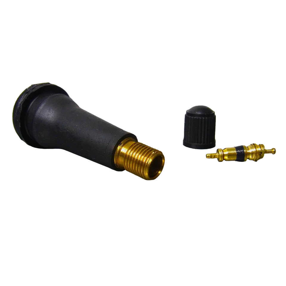 100 Stück snap-in Gummiventil 49mmTR414 Perfect Equipment Reifenventil Foto 1 de 1