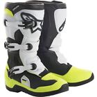 Alpinestars Tech 3S Boots - Black/White/Yellow - Size 3 2014018-125-3