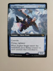 MTG Zephyr Singer March of the Machine 0355 Borderless Rare - Picture 1 of 1