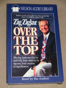 AudioCassette ZIG ZIGLAR: OVER THE TOP (1994 2 hours) Sales & Selling - Picture 1 of 2