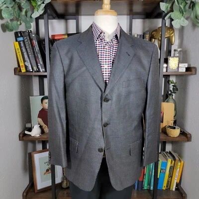 Joseph Abboud Men's Sport Coat Blazer MODEL1420/1 Silk Wool Check Size 42S - Image 1 of 4