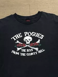 The Pogues Shane Macgowan Boys from County Hell Vintage T shirt US389 - Picture 1 of 2