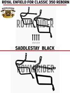 Royal Enfield " Saddlestay Noir " Pour Classique 350 Reborn