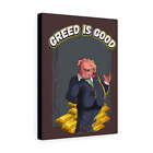 Stock Market Art Greed is Good Wall Street Trader Quote Motivational Verse Wall
