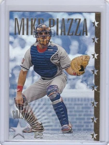 Mike Piazza 1996 hoja de oro estrellas troquelado inserto #09359/10000 #11 Dodgers - Imagen 1 de 1
