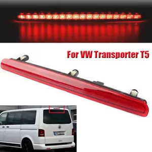 3rd Centre Tailgate High Level Brake Light Red For VW TRANSPORTER T5 2003-15 T6 - Picture 1 of 8