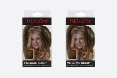 Lote de 2 NUEVAS piezas de cabello esmeriladas Revlon Volume Bump se adhieren al moño/cola de caballo Foto 1 de 4