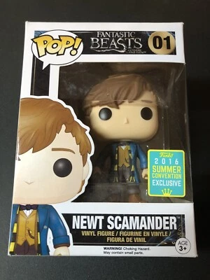 Funko Pop Newt Scamander 01 Animales Fantásticos Verano SDCC 2016 EXCLUSIVO CASI NUEVO/c Foto 1 de 2