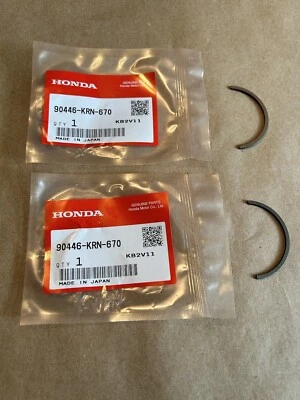 Honda CRF 250 250R 250X 2004-2017 OEM árbol de levas anillo de retención clip arandela de empuje Foto 1 de 4