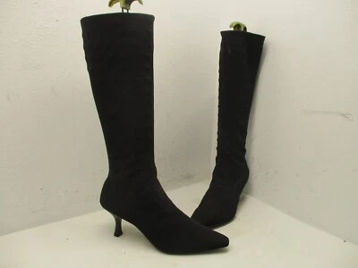 BCBGirls Cassidy черный молнии колена моды ботинки женский размер 9,5 B - Изображение 1 из 4