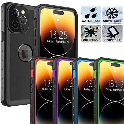 Waterproof Case For Apple iPhone 14 Pro Max Shockproof Cover w/ Screen Protector - Image 1 of 4