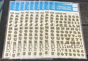 10 Packages 36 pt. Press-On Lettering Stencils - Picture 1 of 1