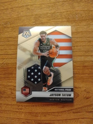 2020-21 Panini Mosaic #254 Jayson Tatum National Pride - Image 1 of 2