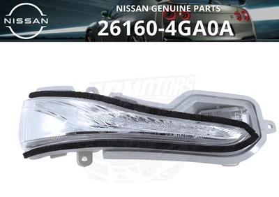 Espejo retrovisor puerta delantero derecho Nissan INFINITI genuino intermitente Q50 Q60 Q70 26160-4GA0A Foto 1 de 4