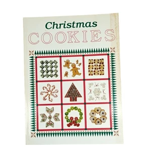 Vintage Christmas Cookies Recipe Book By Oxmoor House 1986 Baking Cookbook - Picture 1 of 8